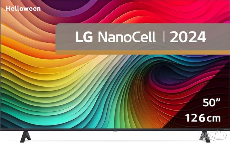 Телевизор LG NanoCell 50NANO81T3A, 50" (126 см), Smart, 4K Ultra HD, Клас G (Модел 2024), снимка 1