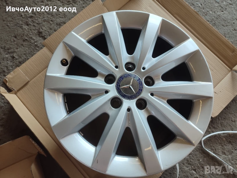 Алуминиеви джанти 16 оригинални mercedes cla a b classe, снимка 1