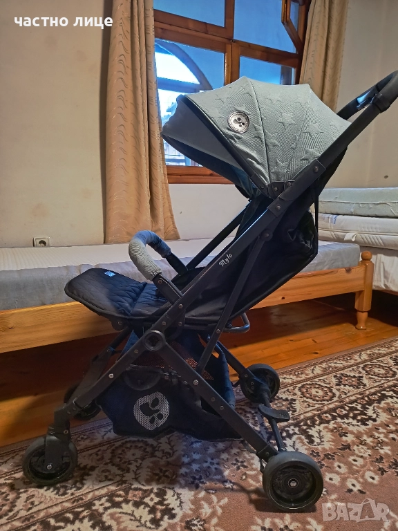 детска количка сгъваема ЛОРЕЛИ МИЛА алуминиева, снимка 1