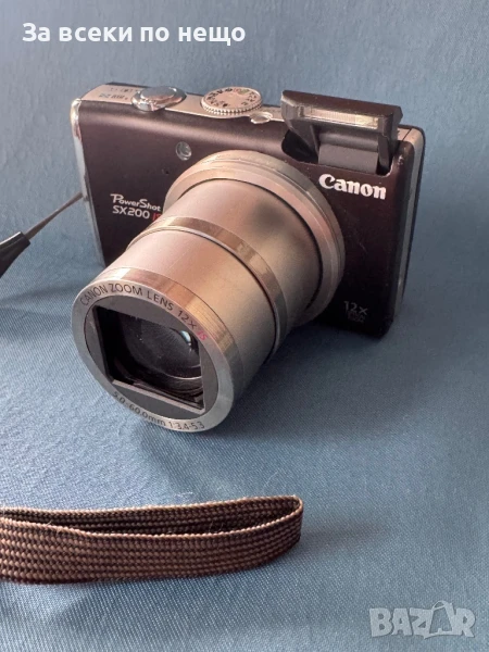 Цифров фотоапарат Canon PowerShot SX200 is , 12.1MP , 12X ZOOM, снимка 1