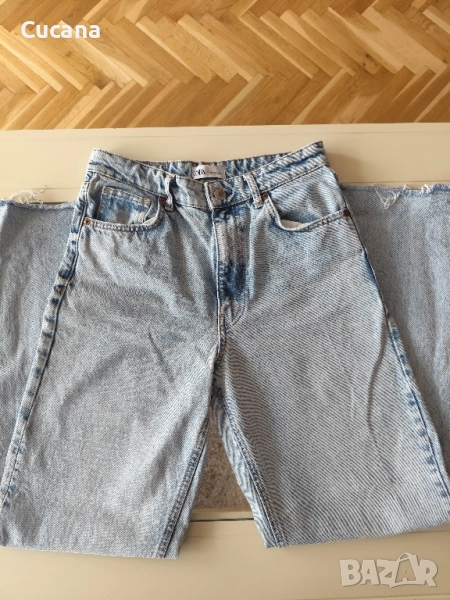 Zara широки дънки, снимка 1