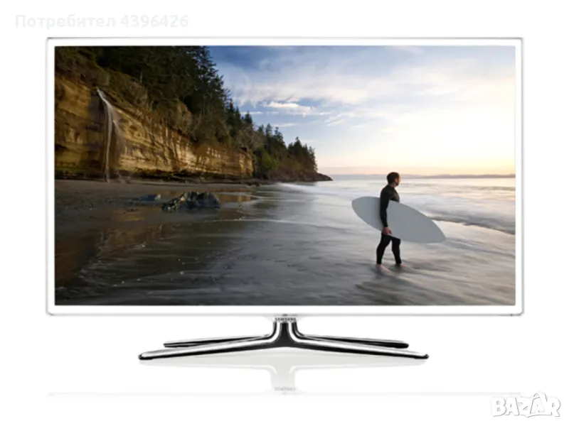 Телевизор Samsung UE40ES6710S FULL HD 3D SMART TV бял, снимка 1