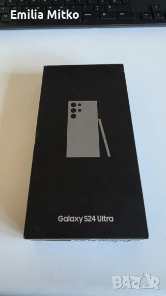 Мобилен телефон SAMSUNG Galaxy S24 Ultra, 512GB AI смартфон, отключен Android, 200MP, камери със 100, снимка 1