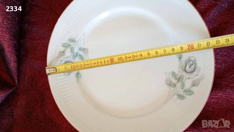 Български порцеланови чинии , снимка 1