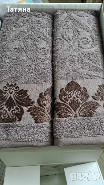 Хавлии за баня комплект , памук , снимка 1