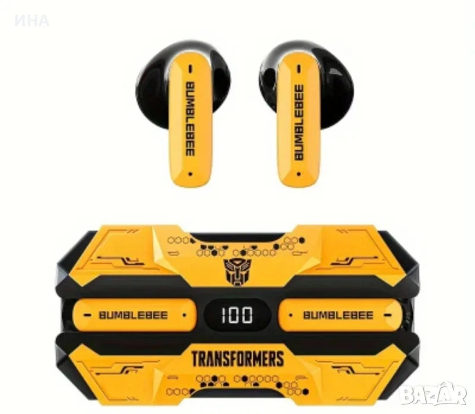 Безжични слушалки Transformers TF-T51 Bumblebee, снимка 1