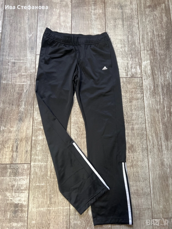 Ново дамско спортно черно 100% оригинално марково долнище adidas Adidas Адидас , снимка 1