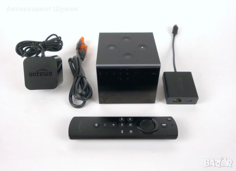 Amazon Fire TV Cube (2-ра генерация) с Alexa, Wi-Fi 6E, 4K Ultra HD, снимка 1