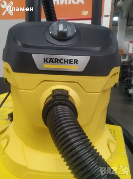 Мултифункционална прахосмукачка Karcher WD 2 Black за сухо и мокро почистване, снимка 1