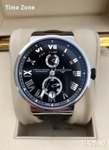 Ulysse Nardin Maxi Marine 45mm Power Reserve Steel Black Dial Automatic Различни Варианти, снимка 1