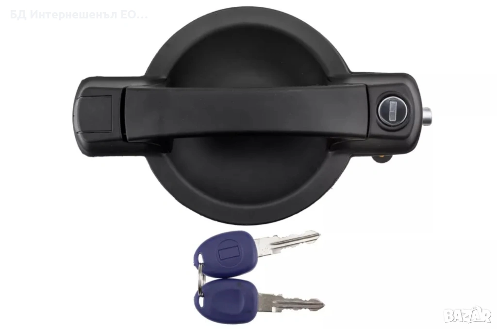 735296050, 735309961 Външна дръжка за дясна плъзгаща врата, Fiat Doblo МК1, с патронник, снимка 1