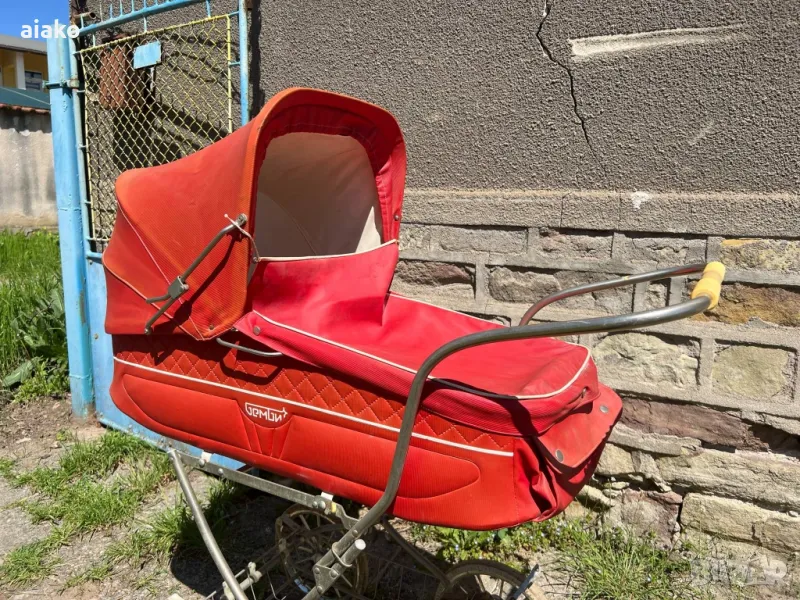 Ретро каляска СССР Бемби бебешка количка , снимка 1
