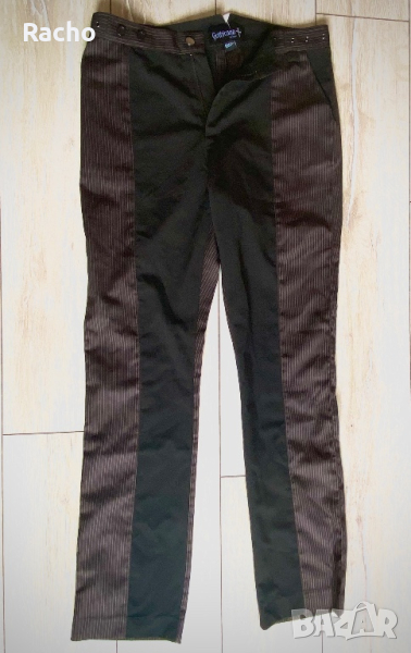 стиймпънк готик панталони с тиранти gothicana emp, снимка 1