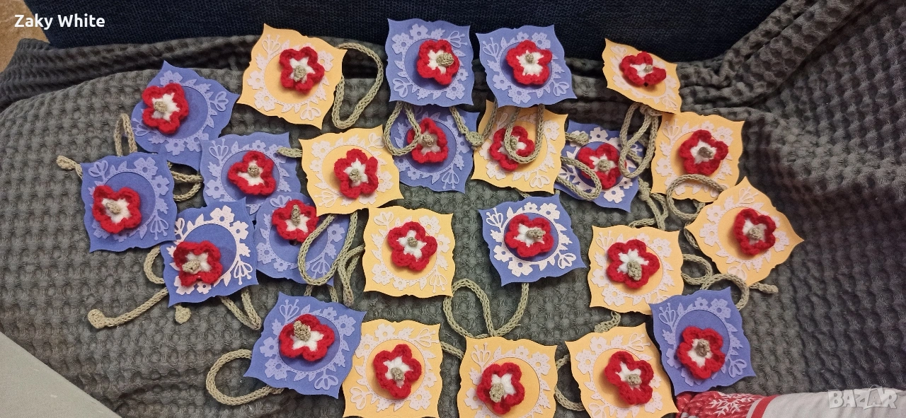 Мартеници, ръчно плетени , снимка 1