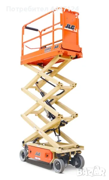 Ножични вишка JLG, 10 метра работна височина, Под наем, снимка 1