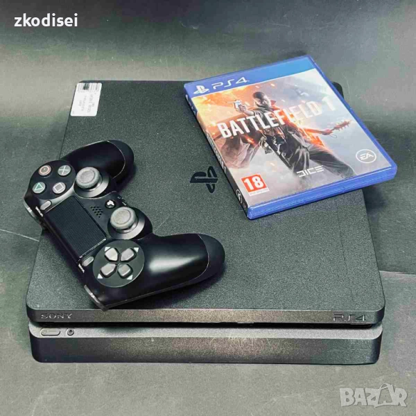 Конзола SONY - PS4 с 1бр. джойстик и 1бр. игра, снимка 1