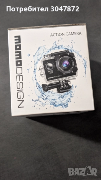 Momo Design ВОДОУСТОЙЧИВА ЕКШЪН КАМЕРА - 1080p, 12MP, microSD, снимка 1