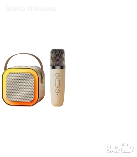 Караоке микрофон с тонколона, К12, снимка 1