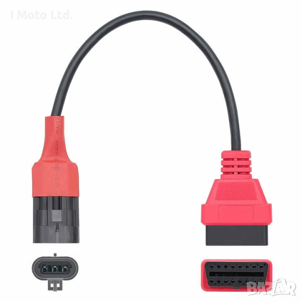 OBD2 3PIN към 16PIN Адаптерен Кабел за SYM Мотори, снимка 1
