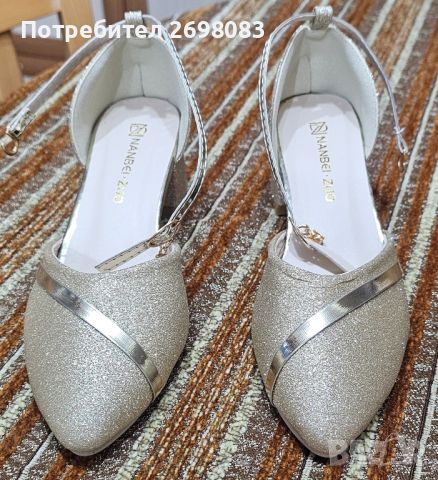 Дамски обувки 34 номер, снимка 1 - Дамски обувки на ток - 45942057