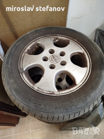 алуминиеви джанти с гуми летни за Опел Зафира , снимка 2 - Гуми и джанти - 53813223