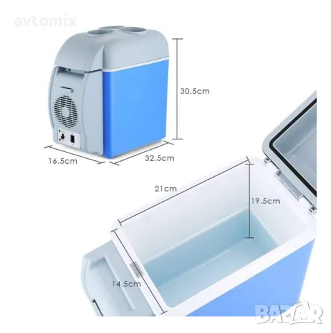 Мултифункционална Електрическа Хладилна кутия чанта с функция на затопляне за автомобил каравана кем, снимка 2 - Аксесоари и консумативи - 50219571