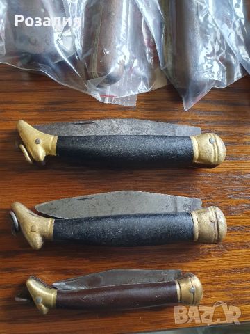 Стари джобни ножчета на Петко Денев, снимка 1 - Антикварни и старинни предмети - 45638996