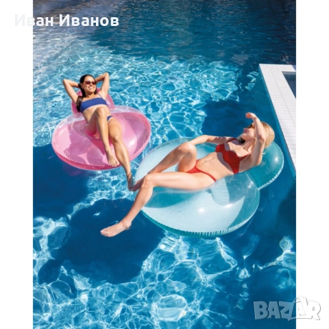 Надуваем шезлонг - 137см