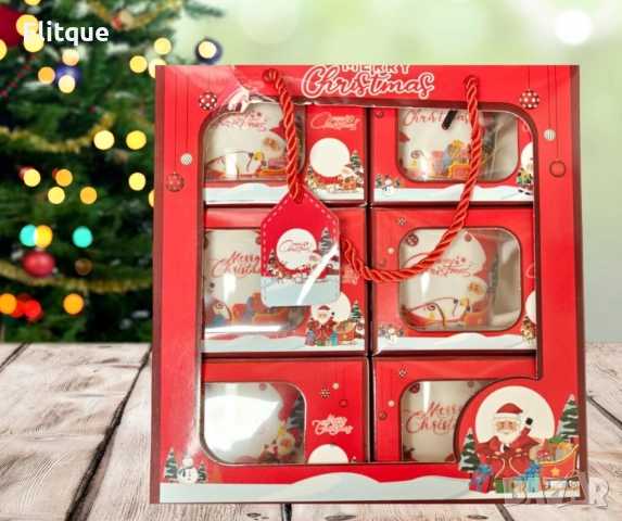 Порцеланова коледна чаша, снимка 6 - Чаши - 52832807