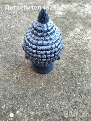 Порцеланова глава на Буда, снимка 5 - Антикварни и старинни предмети - 53042882