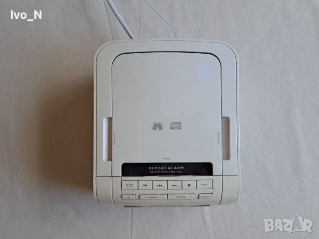 Philips AJ 3916 / FM радио часовник със CD и AUX., снимка 5 - Радиокасетофони, транзистори - 46503031