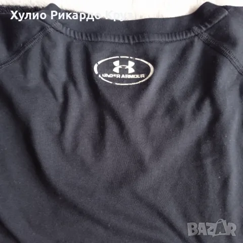 UNDER ARMOUR XL/XXL 100% полиестер блуза дълъг ръкав горница топ UA , снимка 6 - Блузи - 48450136