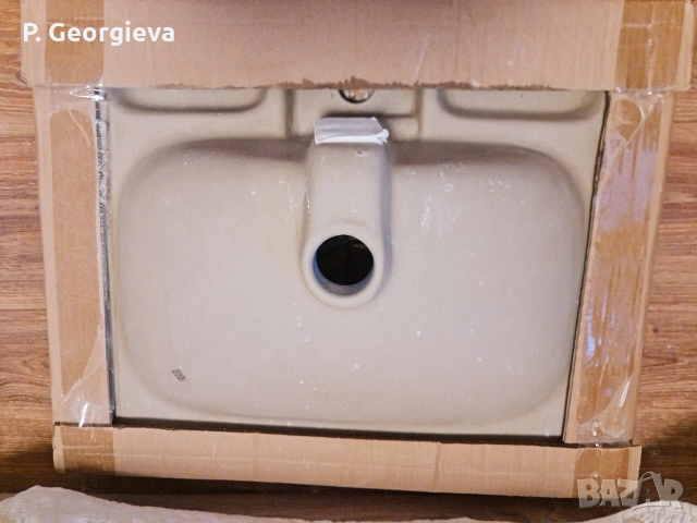 Шкаф за баня +мивка комплект НОВИ, снимка 6 - Мивки - 54082872