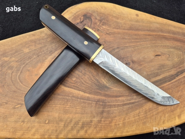 Ловен нож дамаска стомана VG10,японски стил ,LN425, снимка 2 - Ножове - 52325155
