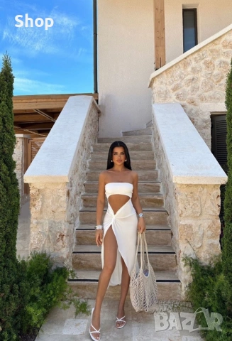 Комплект рокля на Un Angelo и чехли на LBD, снимка 7 - Други - 53154620