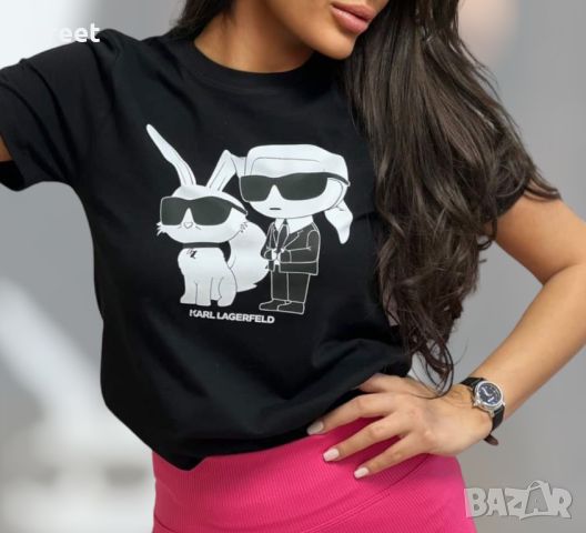 Karl Lagerfeld t shirt дамски тениски , снимка 1 - Тениски - 46451391