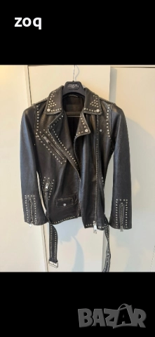 Дамско кожено яке, снимка 7 - Якета - 51757689