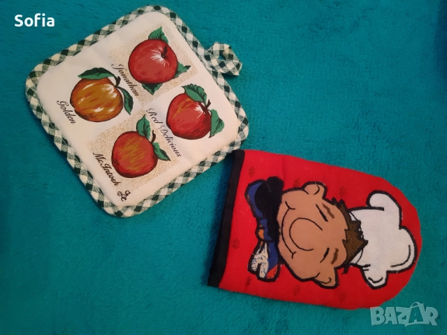 Покривки ръчна изработка : Елипса в бяло от 90-те/БГ Шевици 5бр с бродерии/Ръкохватки , снимка 15 - Покривки за маси - 31525020