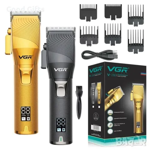 Професионална машинка за подстригване VGR V-280 – Мощност, стил и прецизност