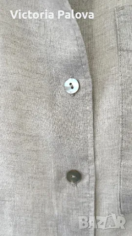 Ленена риза OYSHO овърсайз Испания, снимка 6 - Ризи - 49794417