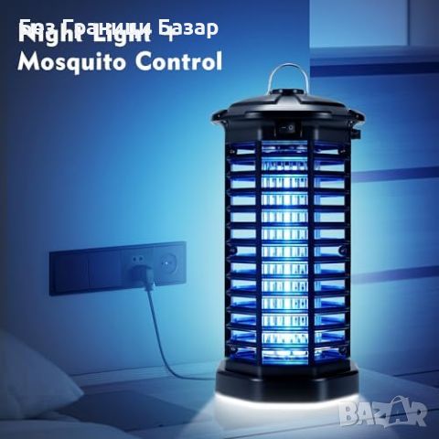 Нов Електрически убиец на комари и нощна светлина за спалня стая хол, снимка 6 - Други стоки за дома - 46452334