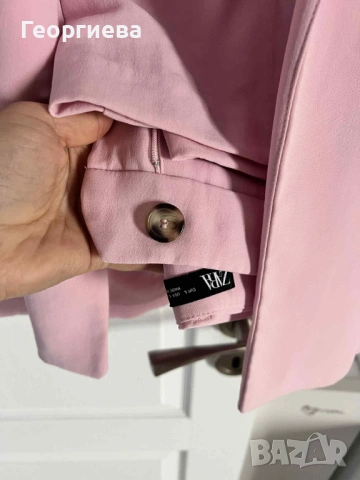 Разкошен розов бонбон Zara, снимка 4 - Сака - 53383843