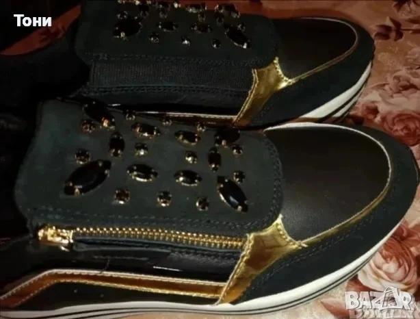  GEOX RESPIRA Оригинал Италиански Дамски Маратонки Изцяло от Естествена Кожа Нови 39, снимка 3 - Маратонки - 53485476