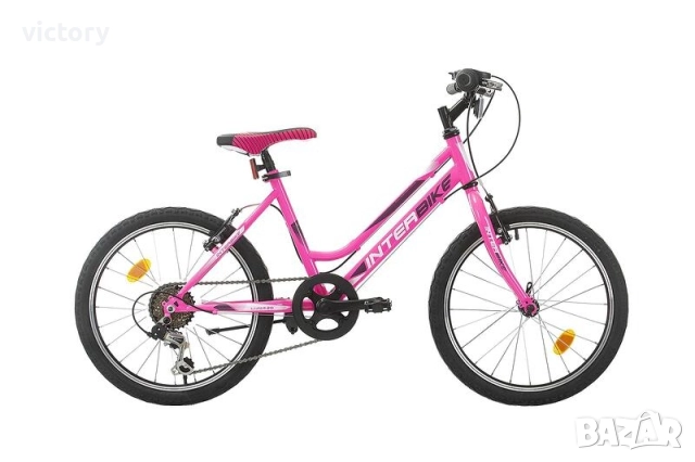 Детски велосипед LUNA 20", неоново розово