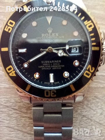 Rolex , луксозен мъжки часовник , снимка 1 - Луксозни - 46707304