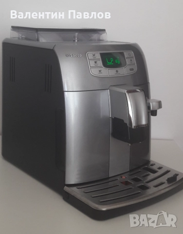 Продавам кафеавтомат Саеко Saeco Intelia ОБСЛУЖЕН!, снимка 3 - Кафемашини - 51515584