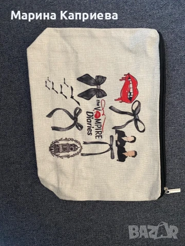 Нов текстилен , тематичен несесер на Дневниците на вампира 