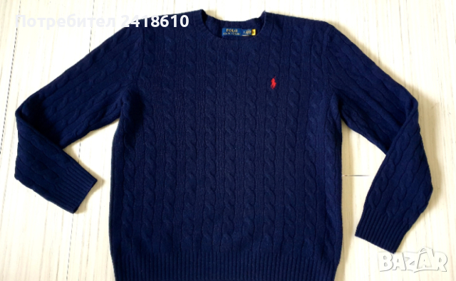 POLO Ralph Lauren Cable Wool / Knit Mens Size L НОВО! ОРИГИНАЛ! Мъжки Пуловер!