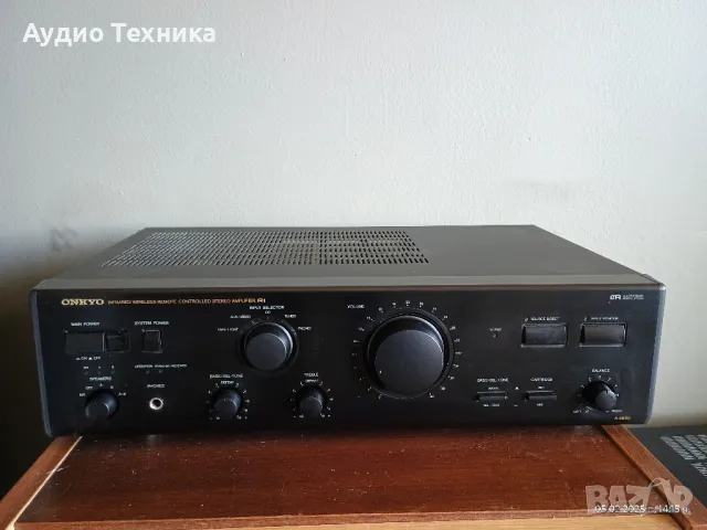 Усилвател ONKYO A-8830. Оригинално дистанционно. Страхотна машинка. Предлагам и тонколони., снимка 4 - Ресийвъри, усилватели, смесителни пултове - 48985311