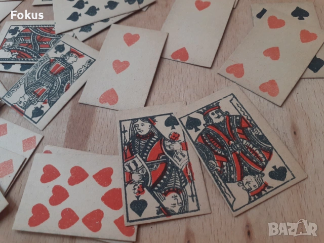 Стари мини колекционерски карти за игра Германия, снимка 2 - Антикварни и старинни предмети - 53275431